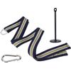 FewNvWa Arm Wrestling Strap Cinturino Allenamento Braccio Polsi Equipaggiamento Rafforzamento Muscolare Presa Stabile Materiale Poliestere Metallo Adatto per, Nero Verde Beige