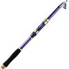 Zpengtai Canna da Pesca Canna da Pesca telescopica Portatile 2,1 m-3,3 m, Manico Viaggio, Canna for spigole, trote, Attrezzatura(Purple,2.7 m)