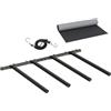FytStycale Porta Tavola da Surf Verticale in Acciaio con Imbottitura Morbida Supporto da Muro Rastrelliera Espositore per Longboard Adatto per Stoccaggio, 1 Pezzo