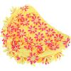 Kichvoe Cuffia da Nuoto Donna Doppio Strato Fiori Giallo Elastica ad Asciugatura Rapida per Vacanze e Eventi Retrò