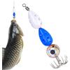 Generico da pesca a LED | Esca A Caduta Profonda Per Acqua Salata Con Amo | Esche da traina | Per Branzino, Halibut, Acqua Salata, Mare, operca, Offshore, Trota E Pesce Gatto