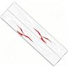 Qianly 2 Adesivi per Auto, Decalcomanie per Veicoli, Eleganti per E Roulotte, Bianco Rosso