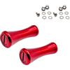Fastigeaty Daiwa - Manopola per mulinello da baitcasting, in lega di alluminio, lavorata a CNC, antiscivolo, per superficie, lunghezza 35 mm, leggera, compatibile con STEEZ (1 set grigio)