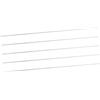 Luxshiny 5 Pezzi Accessorio per Design Compatto in Inossidabile Argento da 20 Cm per Pesca a Fondo e Sessioni di Pesca Prolungate Vive