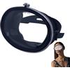Generic Occhialini da immersione, temperate, cinturino regolabile sicuro da nuoto, guarnizione in silicone anti-perdite, affidabile strumento di visualizzazione subacquea per snorkeling, pesca, nuoto