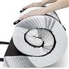 KingChii CertiPUR-US, materasso da campeggio in memory foam, spessore 7,6 cm, supporto 50D, copertura in tessuto lavorato a maglia, portatile, arrotolabile, per viaggi, materassino, lettino per gli