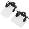 Yardwe 2 Pezzi Patch Occhiali da Tiro Regolabile in ABS Clip Facile da Installare per Tiro L'Arco e Sportivo Bianco