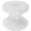 Housoutil Boat Anchor Roller Guides in Nylon Bianco, Rullo per Ancora con Controllo Usura Visibile per Barca e Kayak, Adatto a Stabile