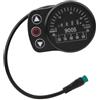 EasyByMall EBike Display LED, KT-900S Misuratore per bicicletta elettrica 5 pin interfaccia SM, 19 LED indicatore striscia con funzione Boost per Quantum Controller 6 km/h (interfaccia impermeabile a 5 pin)