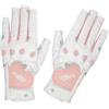 TUXCAXI Guanti da golf senza dita traspiranti e comodi per donna, guanti sportivi antiscivolo per mano sinistra e destra, in pelle PU che assorbe il sudore, Rosa, Digitare 19