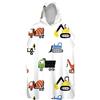FANSU Poncho Surf Asciugamano con Cappuccio, Uomo & Donna Stampa Microfibra Spogliatoio Asciugamano Poncho Adatto per Il Surf, Il Nuoto, Le Immersioni (60x110cm,Trattore)