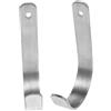INOOMP 2 Pezzi Supporto per Salvagente in Metallo Inox Argento Apertura 3 e Design a Sgancio Rapido per Dispositivi di Galleggiamento Sicuri su Pontili e Piscine