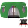 Genérico Tenda per trampolino | Tenda impermeabile e resistente ai raggi UV, tenda con tessuto Oxford per letto elastico, per esterni, giardino, cortile giochi, bambini e area esterna