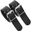 Générique Bike Basket Straps - 8,66 x 0,79 pollici PU Leather Bicycle Handlebar Straps, Cycling Basket Replacement Strapss | Regolabili Quick Release Riding Scooter Equipment for Outdoor Family