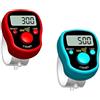 Striegro Contatori da Dito Contatore elettronico a LED Contatore Manuale Display Digitale Clicker per Maglieria Sportiva 2 Pezzi.