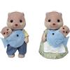 Epoch Sylvanian Families Famiglia Di Lontra FS-32 GIAPPONE UFFICIALE