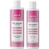 Iniya Shampoo lisciante cura senza solfato e silicone | Iniya Silk Smooth Kit | maschera brasiliano - tanino (2X400ml) | Marchio francese