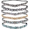 GALPADA Cerchietto Dorato per Chioma Perline e Cristalli, Set da 6 Pezzi, Accessori Eleganti da Donna per Festa e Acconciature DIY