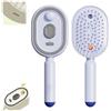 Generico Electric Spray Air Cushion Comb for Women,3-in-1 Detangling Rechargeable Essential Oil Hair Steam Brush,Anti-Static Misting Hair Brushing Tool with Red Light for Dry Frizzy Hairs (Purple)