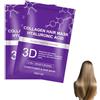 Generico Maschera per capelli al collagene 3D, Maschera per capelli, Maschere per capelli viola, Acido ialuronico, Maschera per capelli idratante con balsamo profondo per tutti i tipi di capelli (2PC)
