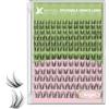 KEYYOU Angel Lash Clusters - Extension per ciglia finte a forma di manga, curvatura D, 144 pezzi, naturali, invisibili, impermeabili, per fai da te, a casa (Angel-D-8-16MIX)