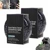Generic 2 Pezzi Barra Rivitalizzante per Capelli,Barra per Shampoo Scurinte per Capelli,Shampoo per Capelli Oscurante,Barretta Shampoo Al Carbone di Bambù Biologico,Shampoo Solido,per Capelli Grigi Inverso