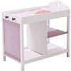 roba Lettino e Fasciatoio per Bambole Tutto in Uno, Serie Fienchen, Accessori in Tessuto, Bianco