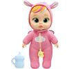 IMC TOYS CRY BABIES Cry Babies REAL LOVE HANNAH Bambola bebè Bambole che aprono e chiudono gli occhi, con lacrime luminose e 2 accessori inclusi Per bambine/i dai 3 anni in su