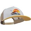 Jumping Bird Berretto trucker unisex, per sport e estate, regolabile individualmente 54-62 cm, beige / bianco, Taglia unica