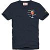 Saint Barth Tshirt Mc2 Aperol Spritz (IT, Testo, M, Regular, Regular, Standard, Blu)
