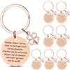 Zocipro 8 portachiavi portafortuna, regalo di ringraziamento, regalo motivazionale, regalo di incoraggiamento per donne, fidanzate, colleghi, compleanno, Natale