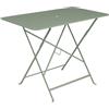 Fermob FE-BISTRO97/C Tavolo Bistro Rettangolare in Acciaio Gamma 2026, 57x97 cm, per 4 Persone, con Foro per Ombrellone, Pieghevole, per Esterni