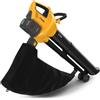 STIGA VS 100e Kit Aspiratore/Trituratore/Soffiatore a Batteria, 2 Batt. 20V 4Ah + Caric. - Sacco 45 l, Motore Brushless 600 W - Ideale per Giardinaggio, Aiuole e Orti