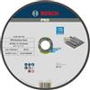 Bosch 1x Mola da taglio PRO Stainless Steel di lunga durata grandi, foro 22,23 mm (per Acciaio inossidabile, Ø 230 mm, Professional Accessorio Smerigliatrice angolare grande)