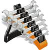 BETA 55/SP7 - Serie di 7 chiavi a forchetta doppie con supporto