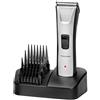 PROFI CARE Professionale Care HSM/R 3013 capelli/Bart macchina di taglio di precisione in acciaio inox, Testina, funzionamento a batteria, funzione sfoltimento, nero