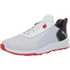 PUMA Golf Puma Fusion Crush Sport - Scarpe da Golf Larghe da Uomo, Puma Carbone Bianco-Scuro, 9.5 Wide
