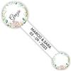LARGE FORMAT 55 etichette sigillo adesivo bomboniere personalizzate, grafica 19 | garanzia adesiva per sacchetti confetti, scatoline, matrimonio, comunione, battesimo, cresima e cerimonie