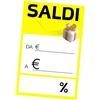 B3AL 120 cartellini Saldi etichette per vestiti scarpe segna prezzi colorati per negozi al dettaglio originali (120 pezzi)