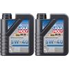 LIQUI MOLY | Leichtlauf Performance 5W-40 | 1 L | Oli motore | Tecnologia sintetica | SKU: 21367 (Confezione da 2)