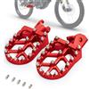 IUVWISN Pedane larghe per moto CNC, per moto cross elettrica Surron Sur Ron, LBX, E-Ride Pro SS/SR/S, Talaria Sting MX3/R MX4, E-Ride Pro SS/S 2.0 3.0, colore: rosso