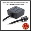Oyaide OCB-1 SX V2 4P Outlet Distribution Box 100% originale NUOVO Giappone