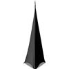 Trimming Shop Dj Treppiedi Altoparlante Stand Scrim Copertura - Stretch Spandex Nero / White