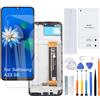H&LYCYJ Display schermo per Samsung Galaxy A23 5G A236U A236U1 A236B A236B/DS A236B/DSN A236E kit di assemblaggio di ricambio con telaio