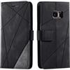 SONWO Cover per Galaxy S7, Flip Caso in PU Pelle Case Cover Portafoglio Custodia per Samsung Galaxy S7, [Kickstand] [Slot per Schede], Nero