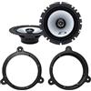 IPNOSIS Kit 2 casse Alpine SXE-1725S Con 2 supporti, Compatibile Con Smart ForTwo/ForFour (453), Hyundai i10 Dal 2020, Mazda CX-5 dal 2017, CX-9 dal 2016, MX-5 Dal 2015 E Altri Modelli.