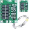 DAOKAI 2Pcs 40A 3S Scheda di Protezione PCB Scheda di Protezione del Caricatore della Batteria Al Litio agli Ioni di Litio Edizione Migliorata con Striscia di Nichel 40A 11.1V 12V 12.6V Modulo Lipo