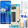 H&LYCYJ Display per Samsung Galaxy S10 4G TFT G973F G973U G973W LCD schermo di ricambio (blu con cornice, senza impronte digitali