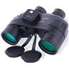 NEYLANG 10x50 Binocolo Marino per Adulti, Binocoli Militare Impermeabile con Bussola Telemetro BAK4 Prisma Lente FMC Antiappannamento per la Navigazione Birdwatching Caccia