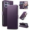 Yunubeyii Cover Libro per Motorola Moto G86 - [Blocco RFID] Luxury PU Leather Portafoglio Card Holder Magnetic Phone Custodia con Kickstand, Cover Protettiva Antiurto, Viola